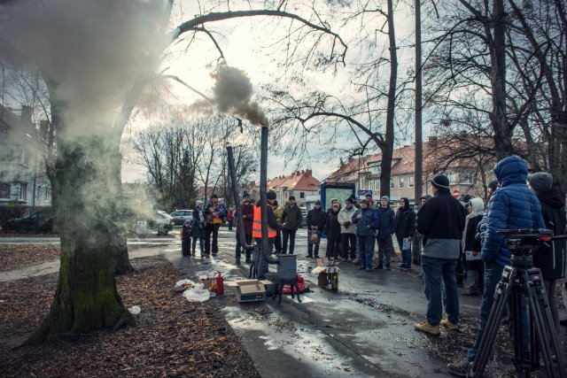 Antysmogowy happening we Wrocławiu